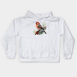 Finch Bird Kids Hoodie